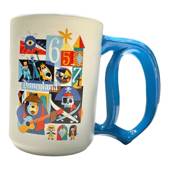 Disney Parks Disneyland Diamond 60th Anniversary 1965-1974 Decades Coffee Mug - Picture 2 of 3